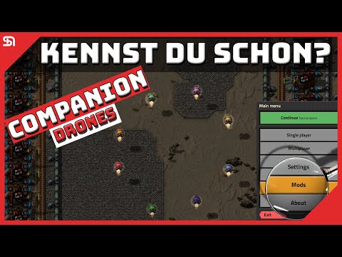 COMPANION DRONES | Factorio Mod | Deutsch