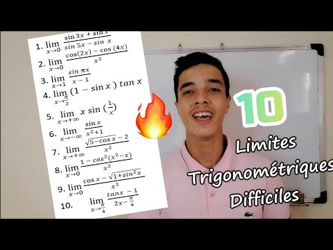 10 Limites Trigonométriques Difficiles🔥 1bac sm & ex