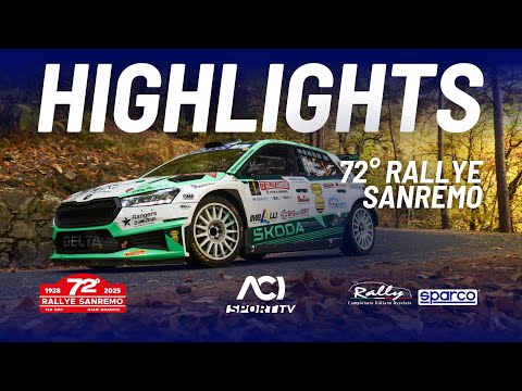 Highlights 72° Rallye Sanremo | Campionato Italiano Assoluto Rally Sparco 2025