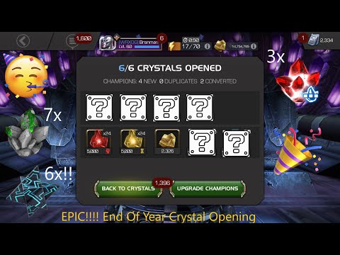 Epic Year End 2019 Crystal Opening - 7x Featured, 3x Nexus, 6x 6-Star! - Marvel Contest of Champions