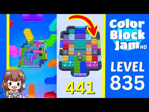 Color Block Jam Level 441 (835) Solution Walkthrough