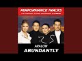 Abundantly (Performance Track In Key Of E/Gb)