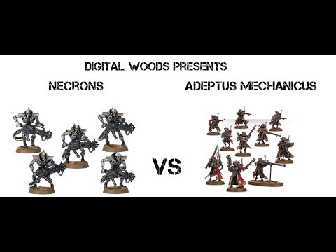 Necrons vs Adeptus Mechanicus 500 point Battle Report 23 (New Codex)