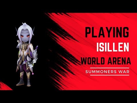 Playing Isillen in World Arena Summoners War