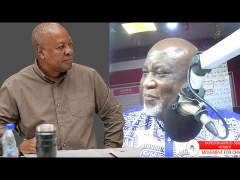 pls Mahama forgive me, you were a saint as compared to my own Akufo Addo - Hopeson Adorye apologises