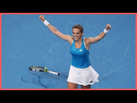 Lucia Bronzetti wins against Greece at the United Cup.