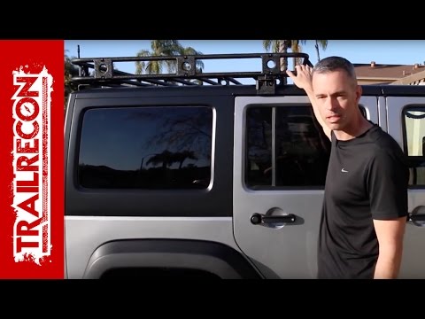 Smittybilt Defender Roof Rack Installation - Jeep Wrangler JK