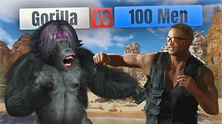 【Gorilla Vs 100 Men】Ugaugaugaugauga! Ugauga! Ga!!! #SillyZaliSunday【NIJISANJI EN | Vezalius Bandage】