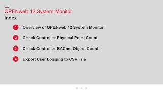 TV260304 OPENweb12 System Monitor