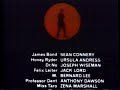 Dr No 1988 VHS Closing