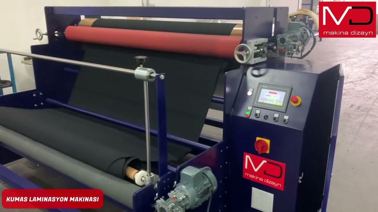 Kumaş Laminasyon Makinesi - Video 1