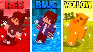 ⁣Minecraft, But Your Deaths = ONE COLOR