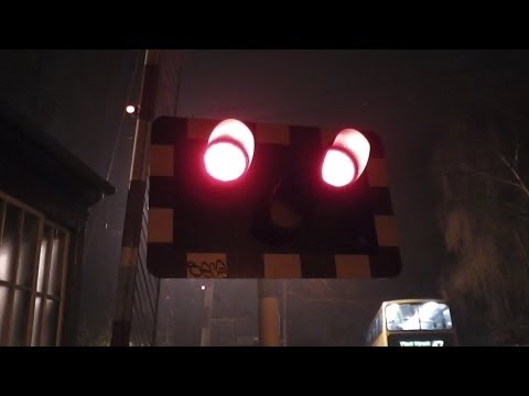 Level Crossing - Sydney Parade at Night