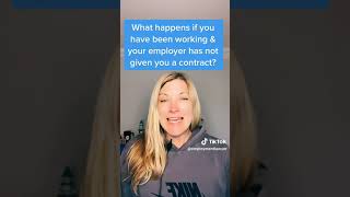 What happens if you have no written employment contract? | Video Shorts