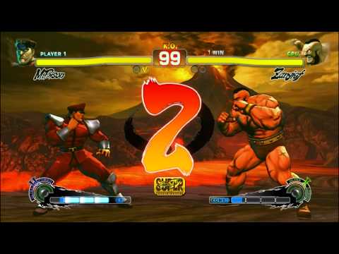 Super Street Fighter IV M.Bison VS Zangief