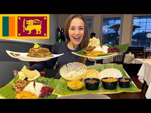 SRI LANKA STREET FOOD! | First time trying SRI LANKAN FOOD!