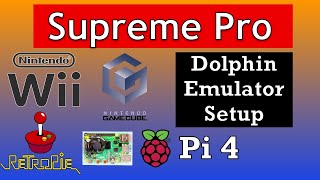 Gamecube & Wii Setup. Supreme Pro Retropie Raspberry Pi 4. Dolphin Emulator