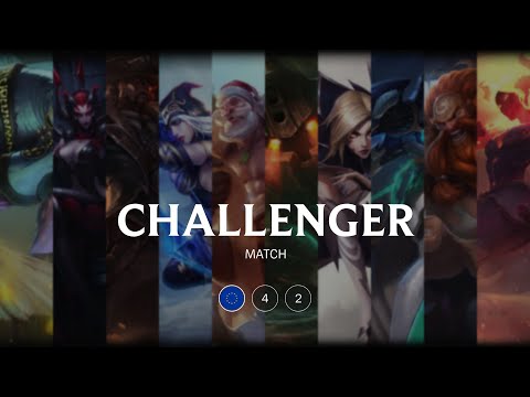 EUW Challenger match 42 - 7153 LP 79 kills