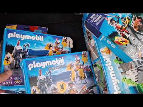 August 3, 2025: Hansa Carre flea market in Bremen. Today, the Playmobil swing