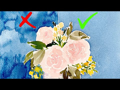 5 secrets to smooth watercolor background wash