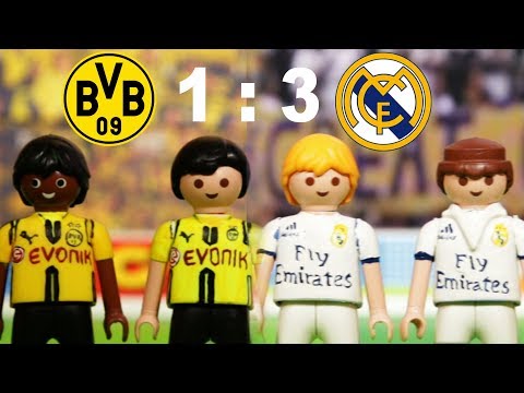 ⚽ BORUSSIA DORTMUND - REAL MADRID 1:3 PLAYMOBIL Highlights Fussball Championsleague deutsch