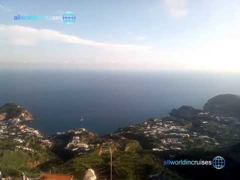 Beautiful view from Serrara Fontana to Sant'Angelo