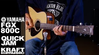 Video thumbnail for Yamaha FGX800C - Quick Jam by Kraft Music