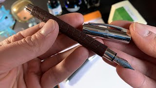 Faber-Castell Ambition 3D Fountain Pen Unboxing and Writing Sample
