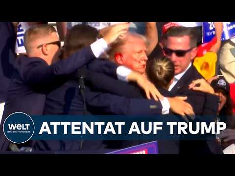 TRUMP: Attentat auf Ex-Präsidenten! Bei Wahlveranstaltung angeschossen - Gesundheitszustand unklar
