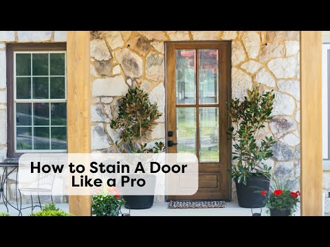 How to Stain a Wood Door Like a Pro | HGTV Guides