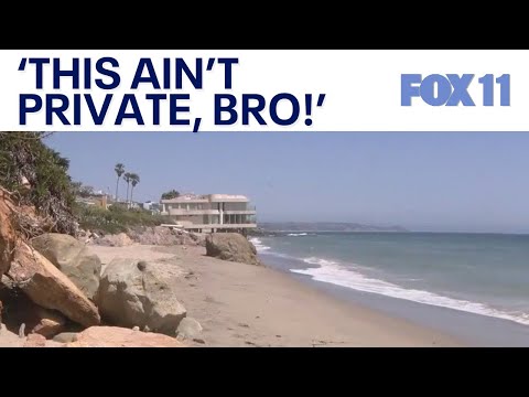 Controversy stirs over California beach access