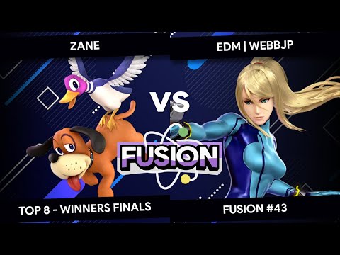 Fusion #43 - Zane (Terry, Duck Hunt) vs WebbJP (Zero Suit Samus) - Top 8 - Winners Finals