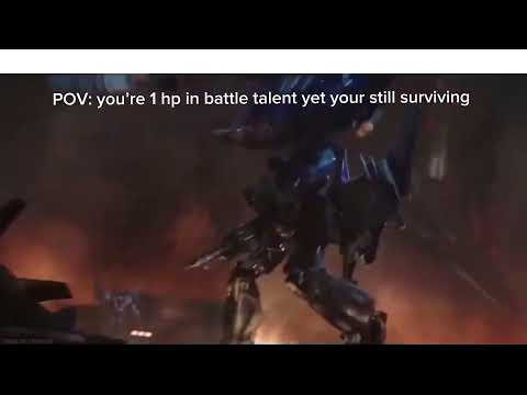 POV: you’re 1 hp in battle talent yet your surviving