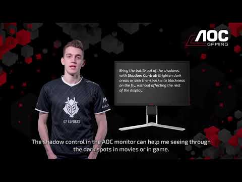 Monitorius AOC G2490VXA, 24", Juodos spalvos video