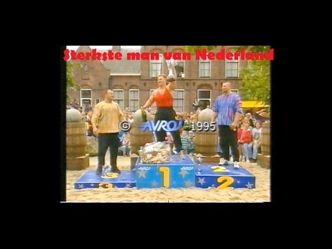Sterkste man van Nederland 1995 te Haaksbergen.
