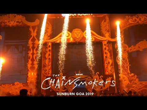 CHAINSMOKERS @LIVE - SUNBURN GOA 2019