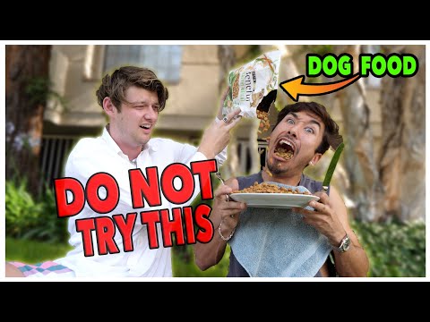 DO NOT eat DOG FOOD for 24 Hours!! *Impossible Food Challenge* Video