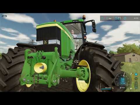 CLAAS vs JOHN DEERE vs FENDT vs RIGITRAC TRACTORS TRANSPORT APPLES & FRUITS - Farming Simulator 22