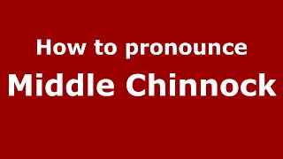 How to pronounce Middle Chinnock