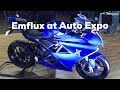 Emflux One Electric Superbike at Auto Expo 2018