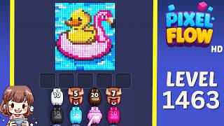 Pixel Flow Level 1463 Solution Walkthrough