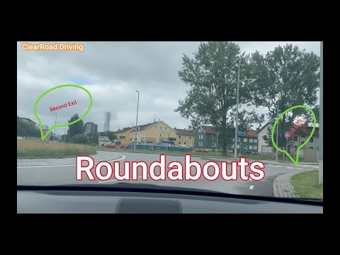 Roundabouts for Swedish Driving License