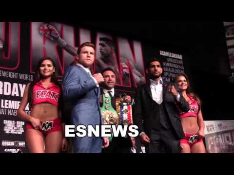 canelo vs khan full faceoff EsNews Boxing