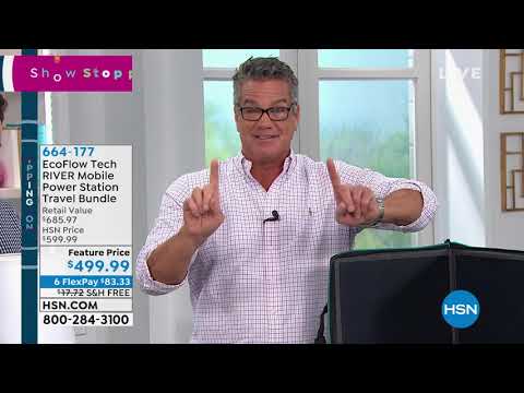 EcoFlow Tech RIVER Mobile Power Station Travel Bundle wi...