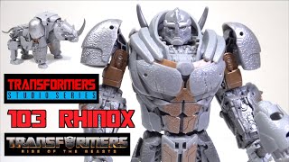 サイから変形!【ビースト覚醒 SS-103 ライノックス 】ヲタファのトランスフォーマー スタジオシリーズ レビュー /Transformers SS-103 Rhinox