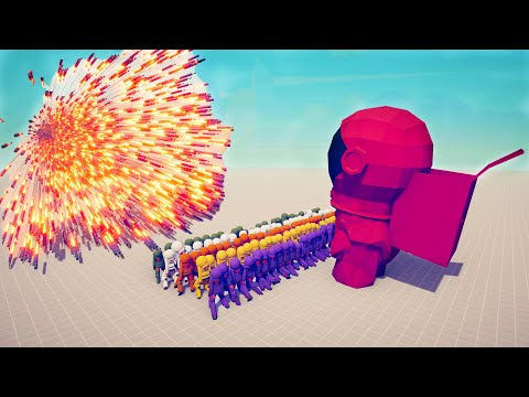 100x AMONG US + GIANT vs EVERY GOD - Totally Accurate Battle Simulator TABS
