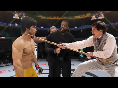 UFC4 Bruce Lee vs Jackie Chan EA Sports UFC 4 rematch