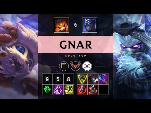 Gnar Top vs Shen - KR Grandmaster Patch 25.13