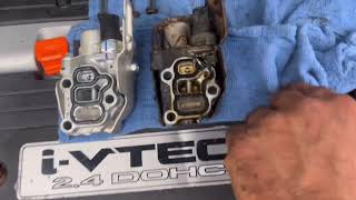 2008 Honda CRV  VTEC oil pressure switch a rocker arm Code P2646. DIY
