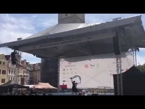 Gymnastic Festival Sokol slet 2018 Belarus  Yana Lukavets, Aliaksandra Yakushava